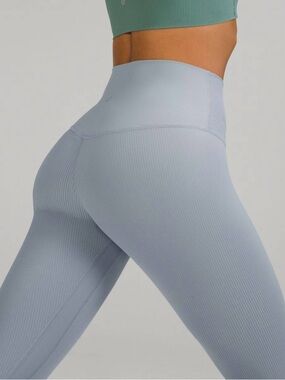 Lululemon - Align Ribbed High-rise Leggings -Belgian Blue